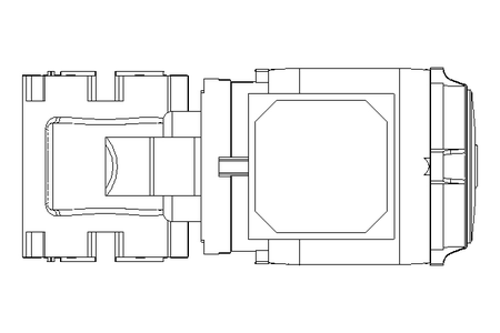 Motore a vite senza fine 0,55kW 46 1/min