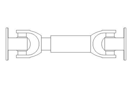 Eje articulado D=58 L1=215 L2=240