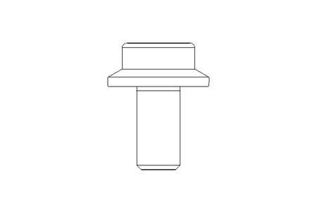 Flanschschraube M6x12 St-Zn