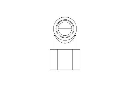 Threaded elbow connector L 10 G3/8"