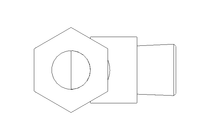 Winkelverschraubung L 10 G3/8" 1.4571