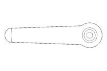 Klemmhebel M6x16 1.4305