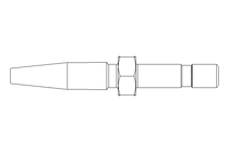 HOSE CONNECTOR SHORT 1.4305