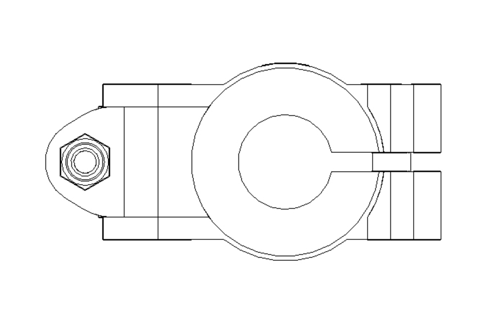 Abrazadera transversal D=20 B=40