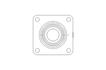 Cuscinetto flangiato SUCF 40/51,2x130