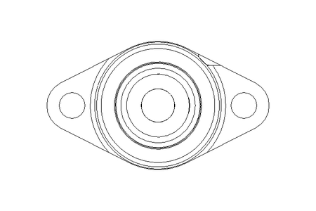 Flange bearing PCFT 15x57x32.1