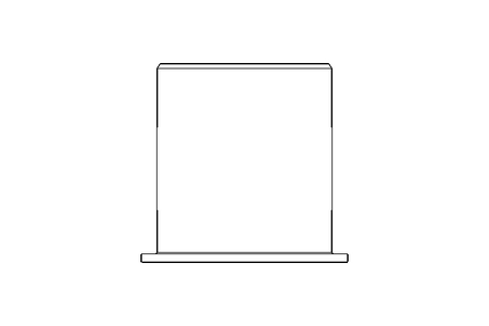 Plain bearing bush GFM 40x44x50x50x2