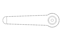 Klemmhebel M8x16