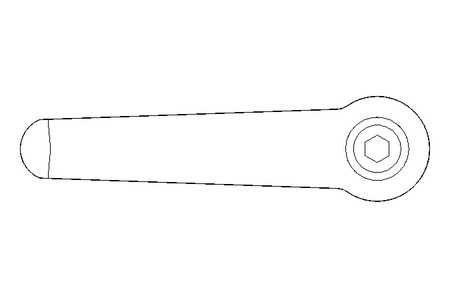 Klemmhebel M6x32