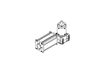 Worm planetary gear motor 0.1kW