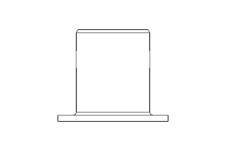 FRICTION BEARING BUSHING W/ FLANGE
