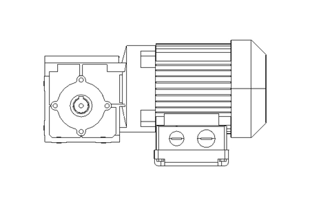 Motorreductor ortogonal 0,25kW 79 1/min