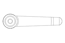 Klemmhebel M6x20 1.4305