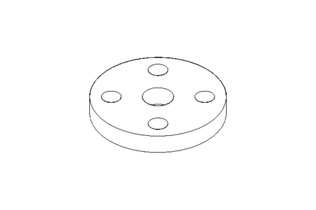 FLANGE DN15 PN40 A4 DIN EN 1092-1