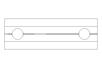 Conector de perfiles T M6 / 8 St-Zn