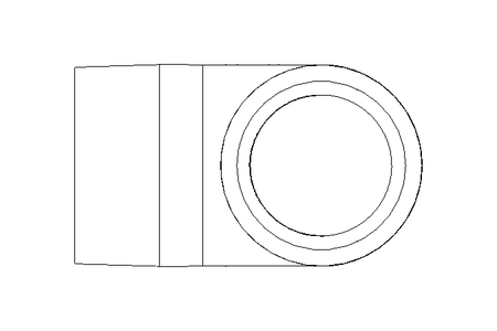 Winkel A4 1 1/2" - PN16 1.4571