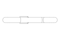 CARBINER HOOK 70x7 SCREW  LOCK