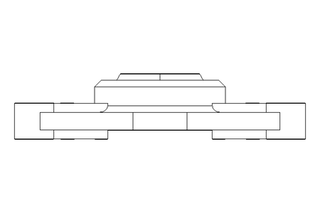 Flange bearing EFOM 20x47x89