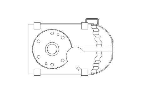 Gear servo motor