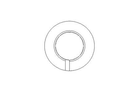 Пружинящее кольцо B 10,2 A4 DIN127