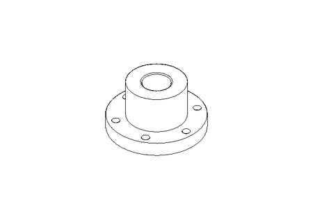 Tuerca con brida TR30x6 Rg7