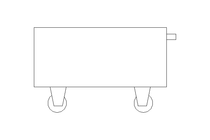 CARRO PARA CACOS DE VIDRO PVC 0,225 m3