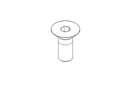 Senkschraube M10x25 A2 70 DIN7991-KLF