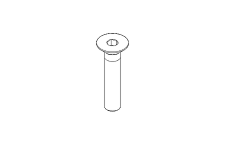 Senkschraube m. Innensechskant M4x20 A2