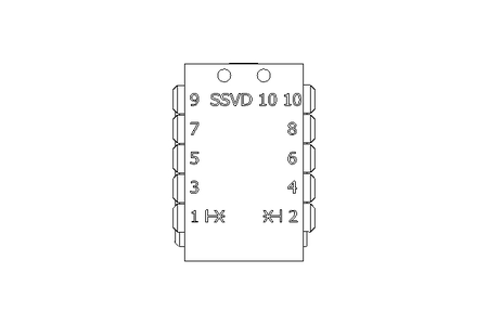 Distributor/manifold 1/8inch