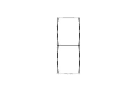 Union nut L 42 M52x2 stainless steel