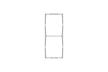 Ecrou collet battu L 42 M52x2 Niro