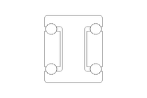 Guia linear HGT30-530 B=26 H=30