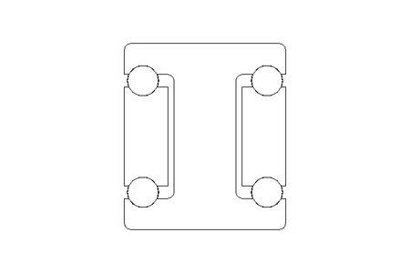 Guia linear HGT30-530 B=26 H=30