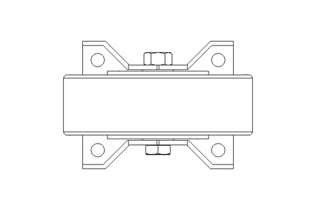 Heavy duty castor 125x40 700kg