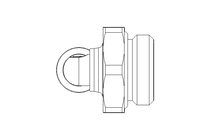 Winkelschwenkverschraubung 1/4"-D4