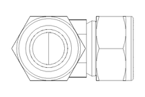 Threaded elbow connector 18/18 1.4401