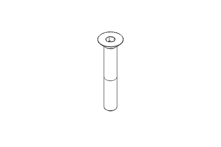 Countersunk head screw M6x40 A2 70