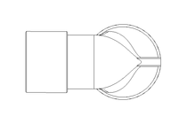 Winkel 3/4" L47,2 (I+A) 1.4408