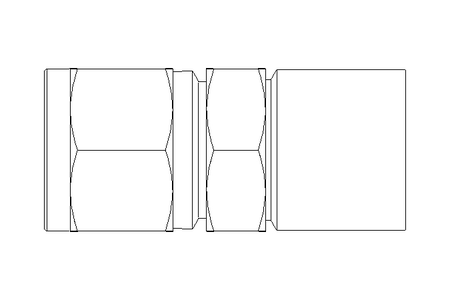 Conector roscado p/ tubos 12 R1/2" Niro