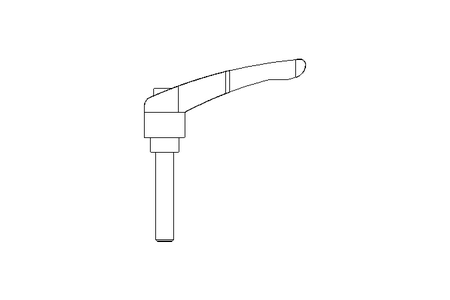 Clamping lever M12x60