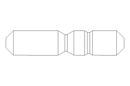 Stud bolt M5x16 A2 DIN938