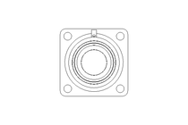 Cuscinetto flangiato RCJ 75/86,9x197