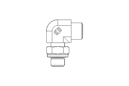 Threaded elbow connector L 10 G1/4" St