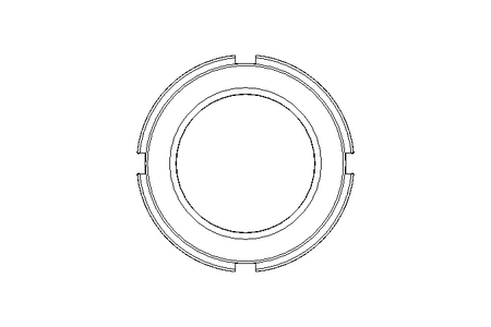 Porca ranhurada M35x1,5 ST