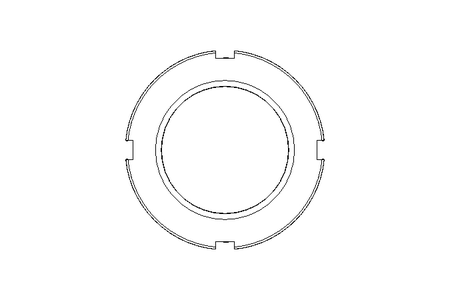 Porca ranhurada M35x1,5 ST