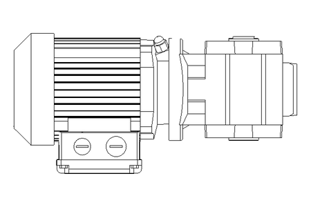 Worm gear motor 0.25kW 199 1/min