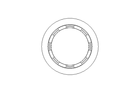 Plain bearing bush WLFM 20x23x30x16.5