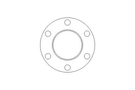 Verbindungsflansch DN65 PN25 1.4404