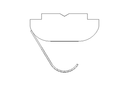 Bloco de deslize T M6 / 8 St-Zn