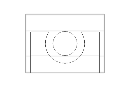 Bloco de deslize T M6 / 8 St-Zn